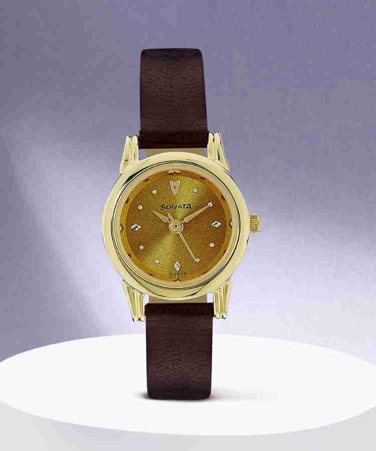 SONATA Analog Watch For Women Buy SONATA Analog Watch For Women 8925YL02 Online at Best Prices in India Flipkart