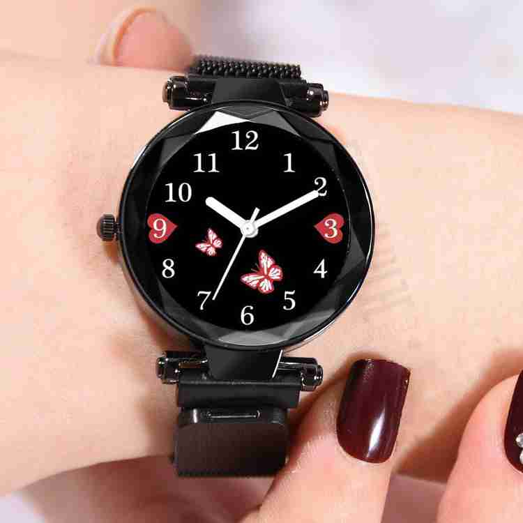 Styledose Titli Butterfly Magnet Black girls watches for women watches stylish branded new model 2023 fashion design Analog Watch For Women Buy Styledose Titli Butterfly Magnet Black girls watches for