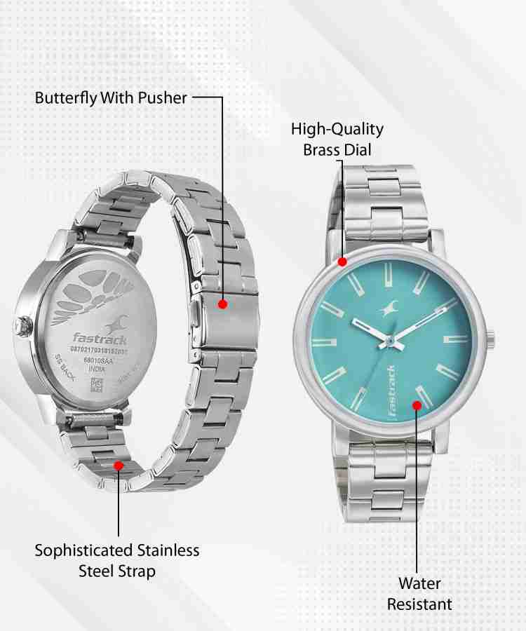 Fastrack Fundamentals Analog Watch For Women Buy Fastrack Fundamentals Analog Watch For Women NM68010SM02 Online at Best Prices in India Flipkart