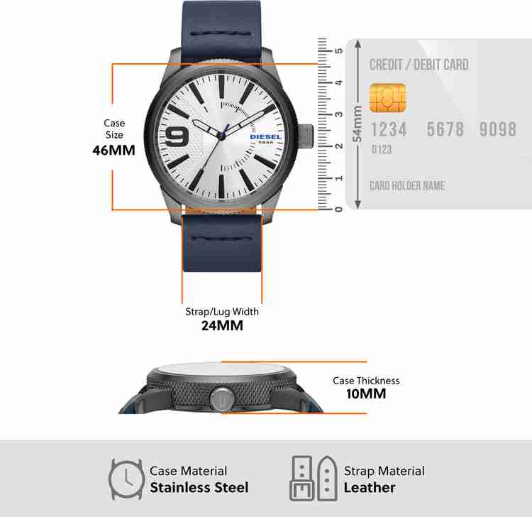 DIESEL Rasp Nsbb Analog Watch For Men