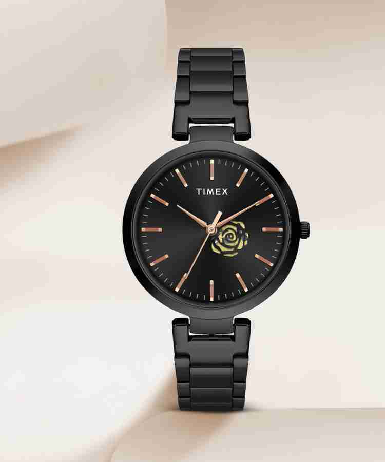 Flipkart black watches best sale