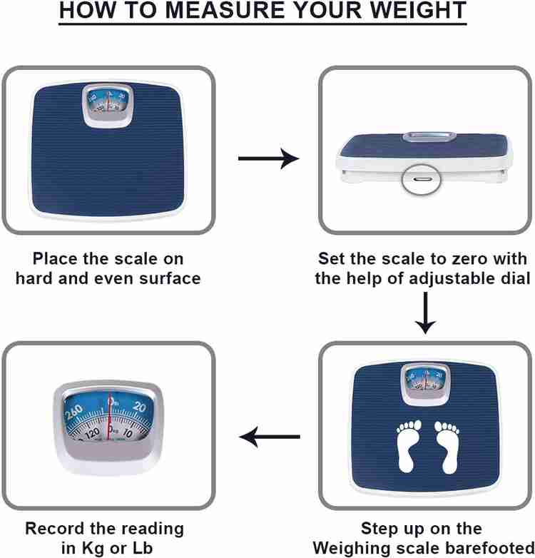 ACU CHECK Analog 130kg Weight Machine for Human Body Weighing