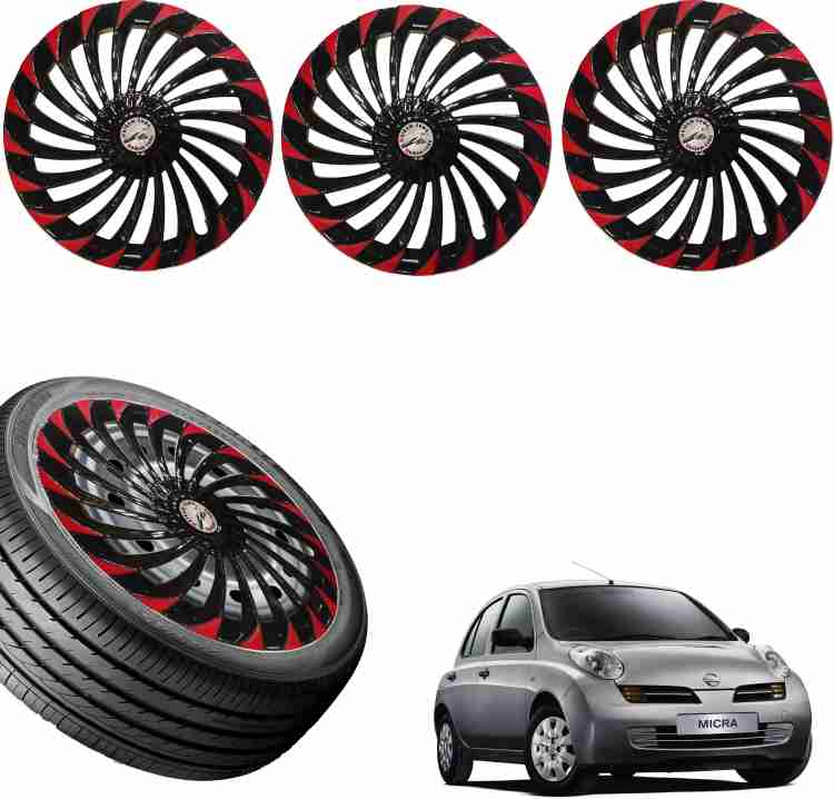 WolkomHome Car accessories Wheel cap Hub Cap Turbain Red Black 14