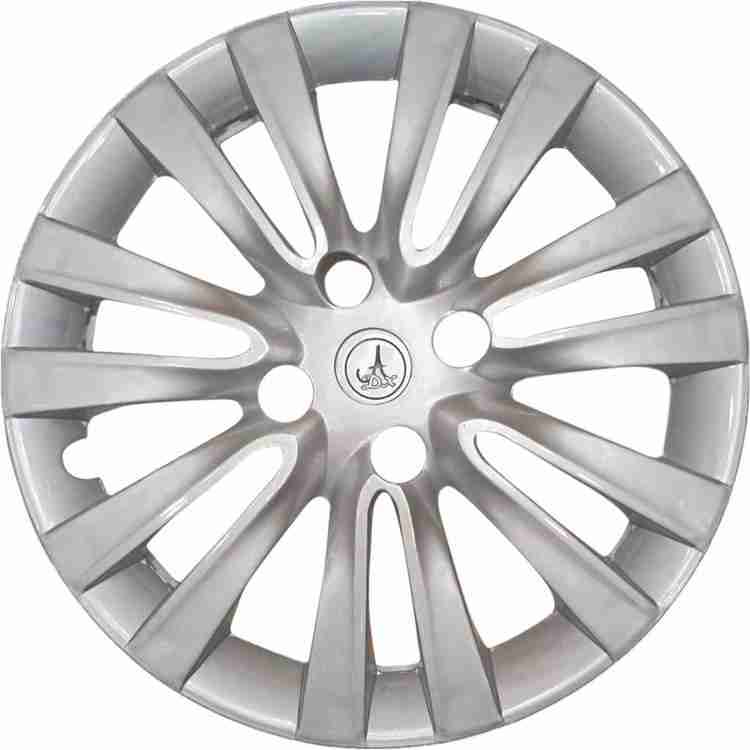 HOTRENZ CAR WHEEL CAP WHEEL COVER BALENO 2022 DEGINE SILVER COLOR 15 INCH Wheel Cover For Maruti Ignis 1.3 Delta Xylo Polo Etios Zest Bolero SX4 Manza Sumo Baleno Ertiga Ciaz Innova TUV 300