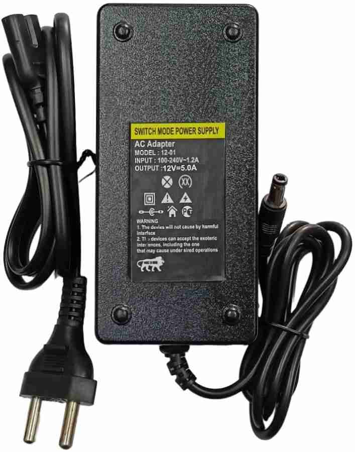 Divinext 24 Volt 2.5 Amp 60 Watt SMPS Adapter Charger AC to DC Transformer  Converter Worldwide Adaptor Black - Price in India