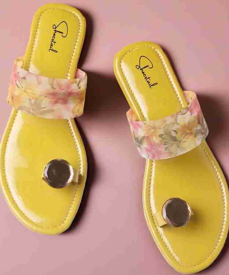 Shoestail Women Yellow Flats Buy Shoestail Women Yellow Flats