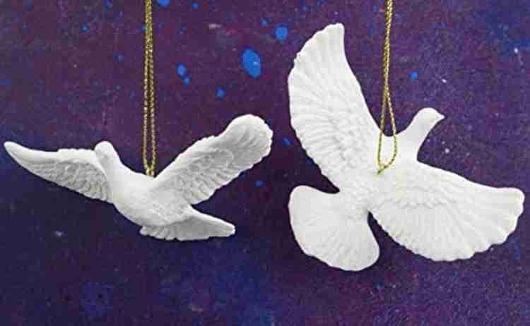 Home Alone Set Of 2 Turtle Dove Ornaments As Inspired 2 Hanging