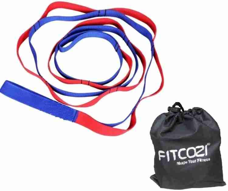 Fitcozi Yoga Belt Stretch Strap Pilate Workout Leg Stretching Band Exercise  Polyester Yoga Strap Price in India - Buy Fitcozi Yoga Belt Stretch Strap  Pilate Workout Leg Stretching Band Exercise Polyester Yoga