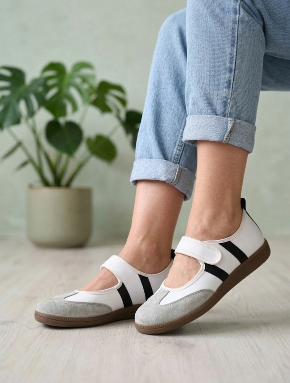 Evicta Women & Girls Lightweight Round-Toe Bellies- Daily College Wear