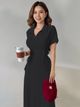 Deklook Women Fit and Flare Maroon Maxi Dress - Image 7