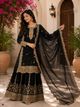 AKSHARAMERA Women Silk Blend Kurta Palazzo Set - Image 7