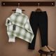 Men Cotton Blend Shirt Pant Set - Image 8