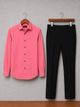 Guruji Fashion Men Cotton Blend Shirt Pant Set - Image 8