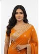 KHRITI FAB Unstitched Organza Blouse Material Printed - Image 8
