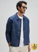 XYXX Men Solid Denim Jacket - Image 8