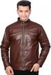 marvik Men Solid Leather Jacket - Image 5
