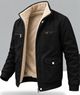 Plus91 Men Solid Leather Jacket - Image 6