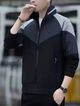 Men Colorblock Casual Jacket - Image 6