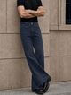 Men Boot-Leg Mid Rise Dark Green Jeans - Image 8
