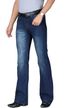 BEN MARTIN Men Boot-Leg High Rise Light Blue Jeans - Image 7