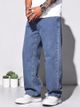 ZAYSH Men Loose Fit Mid Rise Light Blue Jeans - Image 8