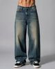 sanedi Men Baggy Fit High Rise Blue Jeans - Image 8