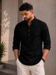 VELLOSTA Printed Cotton Blend A-line Kurta for Men - Image 7