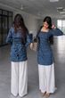 Gwent Printed Cotton Rayon Straight Kurta for Women - Image 6