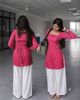 Gwent Printed Cotton Rayon Straight Kurta for Women - Image 7
