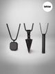 chaens Silver Stainless Steel Pendant Set - Image 7