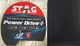 Stag iconic Power Drive Plus 1.8 mm Table Tennis Rubber Red - Image 3