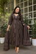 MANTRABOUTIQUE Women Georgette Ethnic Top Pant Dupatta Set - Image 8