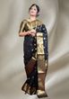 Fashion Laxmi ree hS Woven Banarasi Pure Silk Saree (Pack of 2, Dark - Image 6