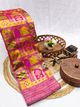 WILLMAKE Banarasi Art Silk Floral Saree - Image 6