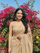 AMIYASILKMILLS Embroidered Bollywood Organza Saree (Pink) - Image 8