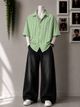 Asta Moda Men Boxy Fit Striped Shirt - Image 7