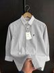 vdlooks Men Regular Fit Striped Casual Shirt - Image 7