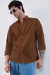 VAIDDO Men Relaxed Fit Solid Button Down Shirt - Image 8