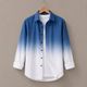 SH FSN Men Regular Fit Dyed/Ombre Spread Collar Party Shirt - Image 8