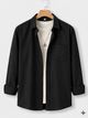 GLOREN Men Regular Fit Solid Spread Collar Shirt - Image 8