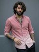 woyra Men Regular Fit Dyed/Ombre Ribbed Collar Casual Shirt - Image 8