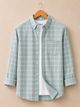 FOXEY Men Checkered Button Down Casual Shirt - Image 8
