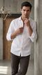 Dk texpa Men Regular Fit Embroidered Shirt - Image 7