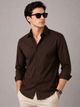 DSLASH Men Regular Fit Solid Spread Collar Shirt - Image 8