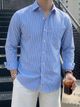 HKV FASHION Men Regular Fit Striped Shirt - Image 6