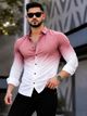 SH FSN Men Regular Fit Dyed/Ombre Shirt - Image 8