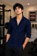 BROCON Men Regular Fit Solid Spread Collar Shirt - Image 7