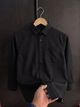 Virastix Men Regular Fit Solid Spread Collar Shirt - Image 8