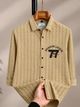 STR CREATION Men Regular Fit Striped Shirt - Image 6