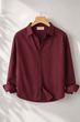 WE KAIKA Men Regular Fit Solid Spread Collar Casual Shirt - Image 8